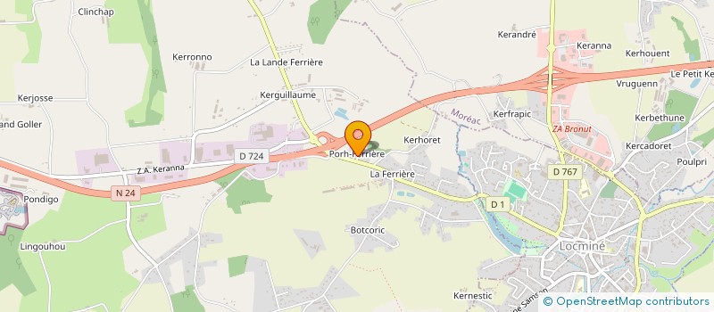 localisation de l'entreprise MADAME CLEMENCE LE SQUER  EVELLYS