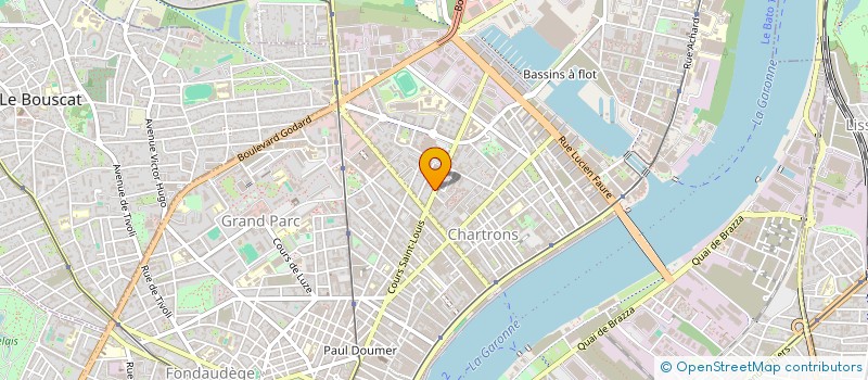 localisation de l'entreprise MADAME CLEMENCE LEBRETON  BORDEAUX