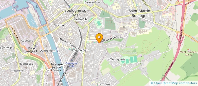 localisation de l'entreprise MADAME CLEMENCE LECLERCQ à BOULOGNE-SUR-MER