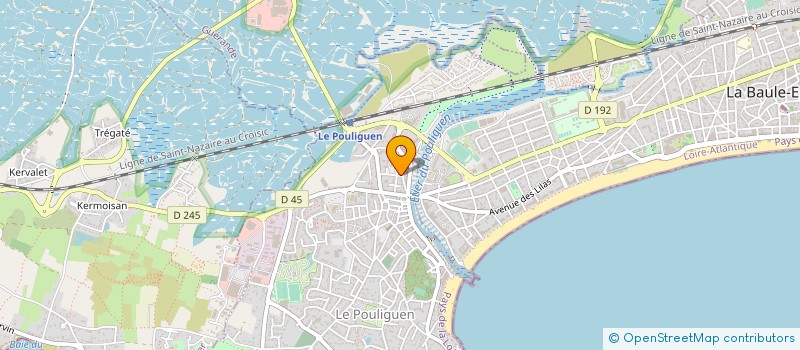 localisation de l'entreprise MADAME CLEMENCE LEDUC  LE POULIGUEN