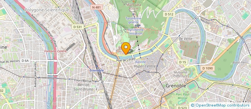 localisation de l'entreprise MADAME CLEMENCE LEGER à GRENOBLE