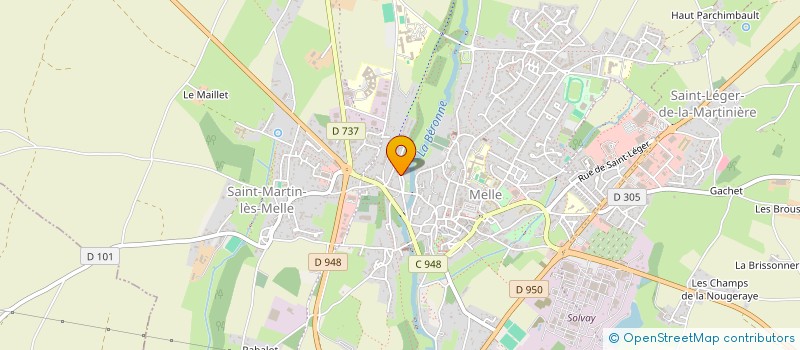 localisation de l'entreprise MADAME CLEMENCE LEHEC  MELLE