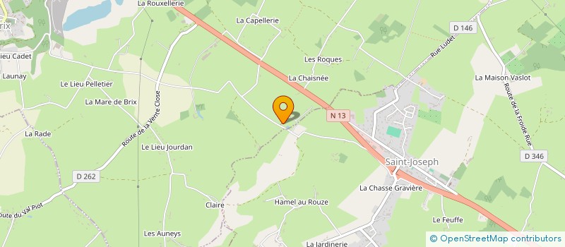 localisation de l'entreprise MADAME CLEMENCE LEMARIEY  BRIX