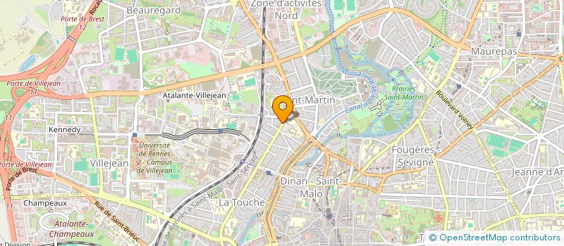 localisation de l'entreprise MADAME CLEMENCE LEPINAY  RENNES