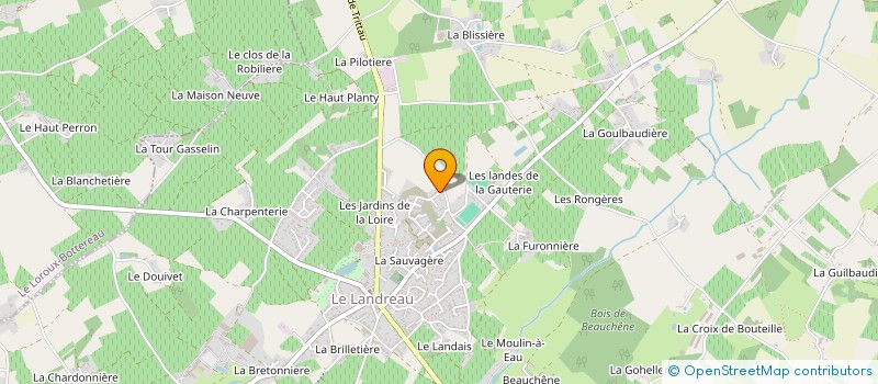 localisation de l'entreprise MADAME CLEMENCE LETERTRE  LE LANDREAU