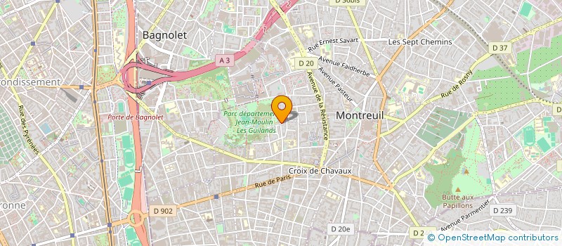 localisation de l'entreprise MADAME CLEMENCE LEVASSEUR à MONTREUIL