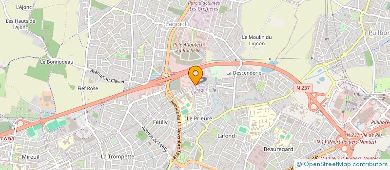 localisation de l'entreprise MADAME CLEMENCE LEVAVASSEUR  LAGORD