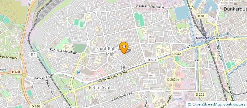 localisation de l'entreprise MADAME CLEMENCE LEVEQUE  DUNKERQUE