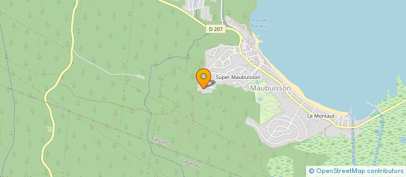 localisation de l'entreprise MADAME CLEMENCE LISSALDE  CARCANS