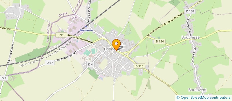 localisation de l'entreprise MADAME CLEMENCE LONCKE  FORMERIE