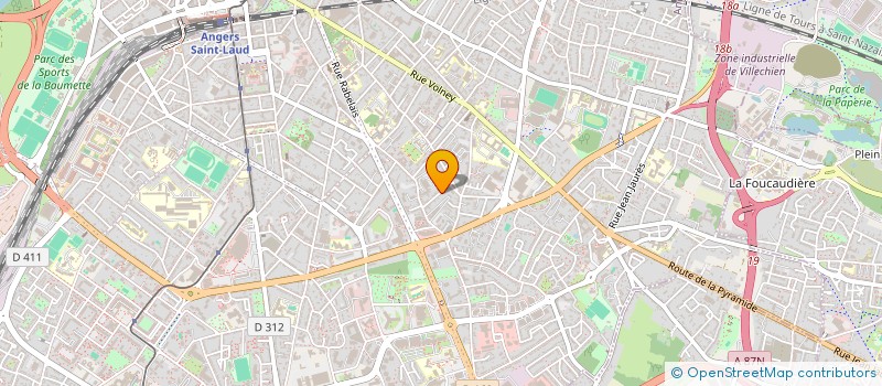 localisation de l'entreprise MADAME CLEMENCE LONGO à ANGERS