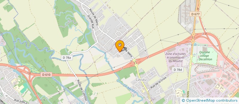 localisation de l'entreprise MADAME CLEMENCE LORIMIER  LAVAU