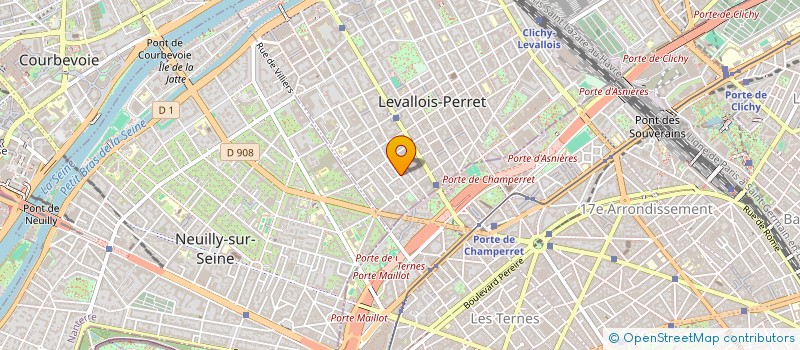 localisation de l'entreprise MADAME CLEMENCE M BARKI à LEVALLOIS-PERRET