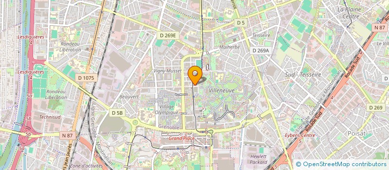 localisation de l'entreprise MADAME CLEMENCE MACAIRE  GRENOBLE