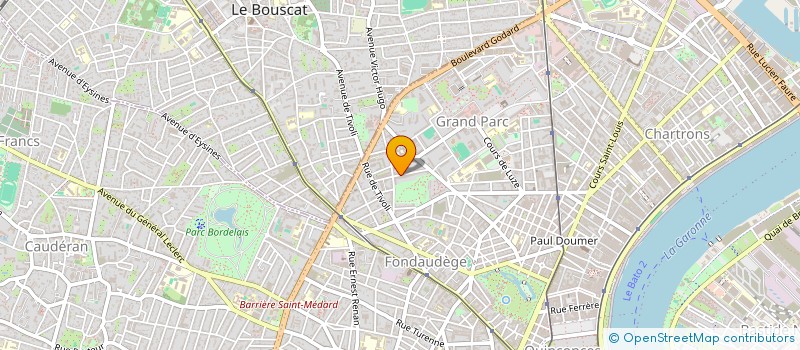 localisation de l'entreprise MADAME CLEMENCE MAGNE  BORDEAUX