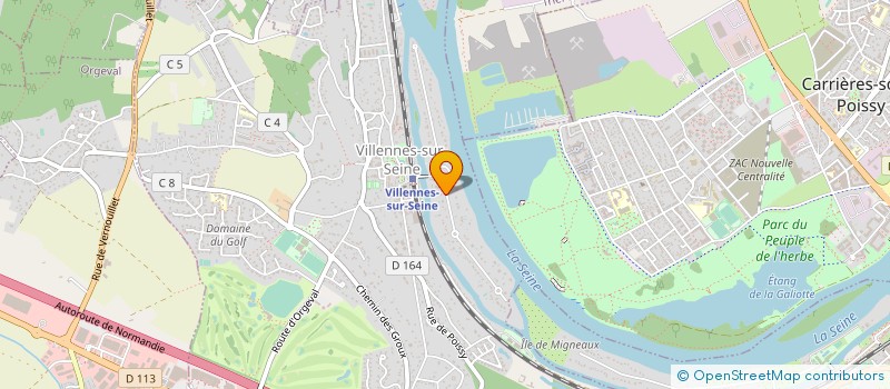 localisation de l'entreprise MADAME CLEMENCE MAILLARD à VILLENNES-SUR-SEINE