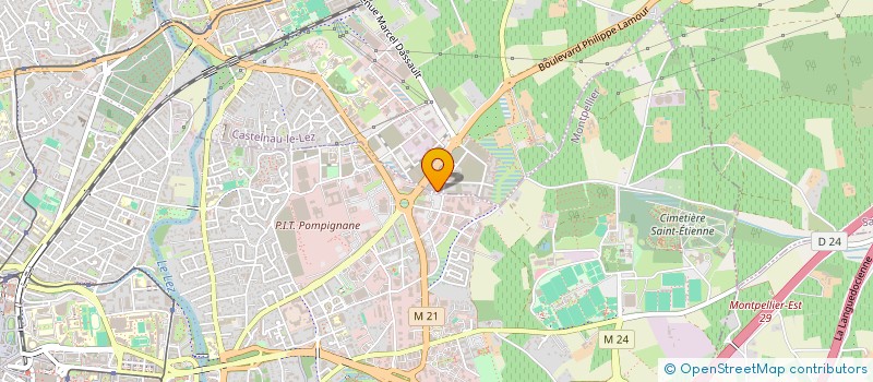 localisation de l'entreprise MADAME CLEMENCE MARANGES  CASTELNAU-LE-LEZ