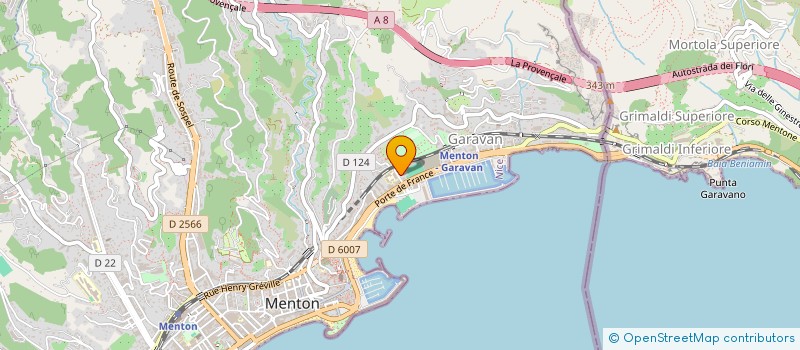 localisation de l'entreprise MADAME CLEMENCE MARIE LAURE POCCIOLI  MENTON