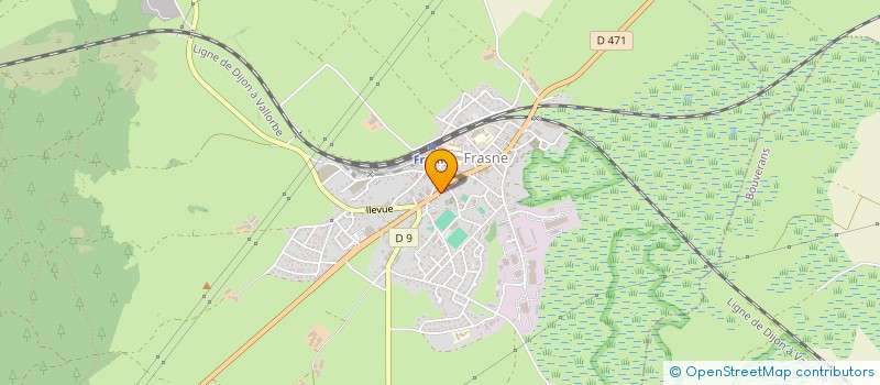 localisation de l'entreprise MADAME CLEMENCE MARMIER  FRASNE