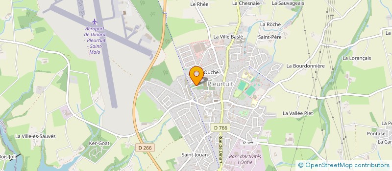 localisation de l'entreprise MADAME CLEMENCE MARQUET  PLEURTUIT