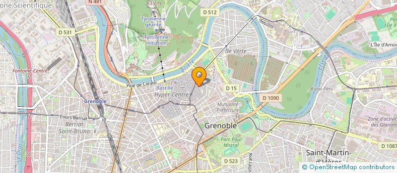 localisation de l'entreprise MADAME CLEMENCE MARTINEZ  GRENOBLE