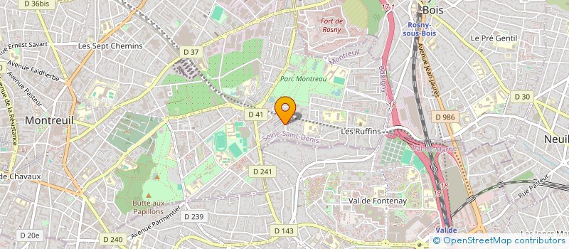 localisation de l'entreprise MADAME CLEMENCE MAYETA MAGAN  MONTREUIL