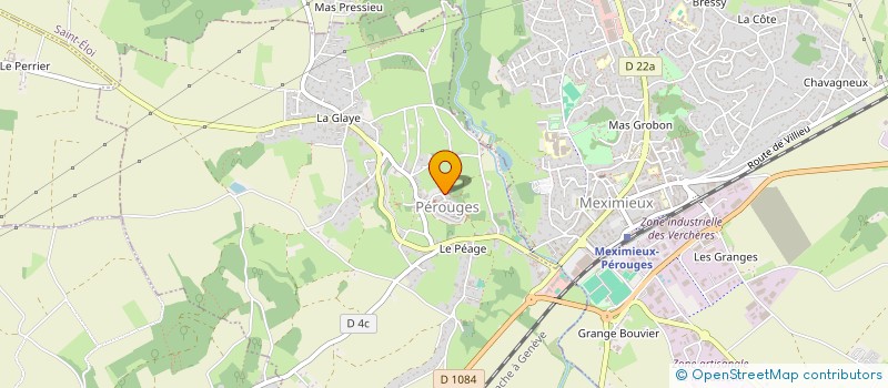 localisation de l'entreprise MADAME CLEMENCE MENNESSIER  PEROUGES