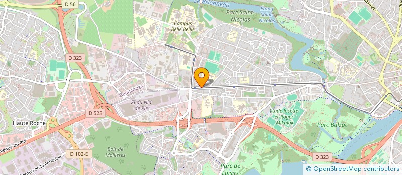 localisation de l'entreprise MADAME CLEMENCE MESLET  ANGERS