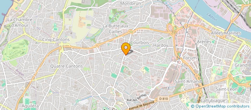 localisation de l'entreprise MADAME CLEMENCE MESPLEDE  ANGLET