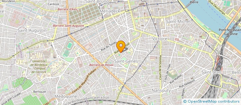 localisation de l'entreprise MADAME CLEMENCE METENIER  BORDEAUX