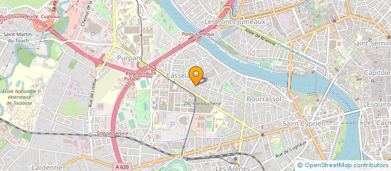 localisation de l'entreprise MADAME CLEMENCE MOLINIER à TOULOUSE