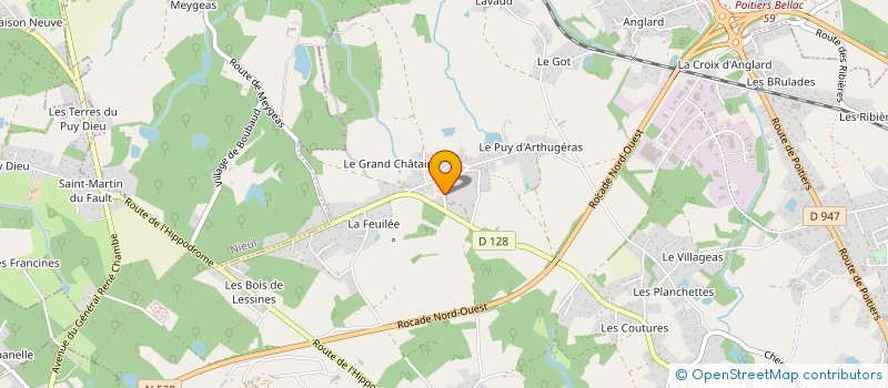 localisation de l'entreprise MADAME CLEMENCE MONIEQUE  COUZEIX