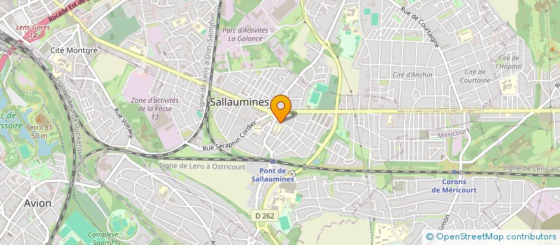 localisation de l'entreprise MADAME CLEMENCE MONTEIRO FERNANDES  SALLAUMINES
