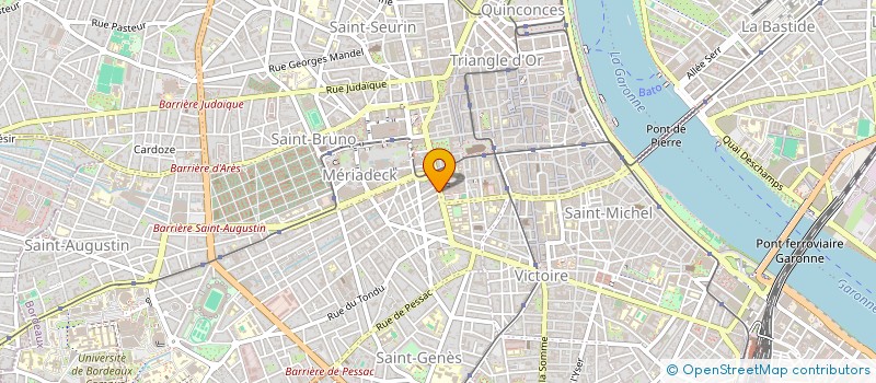 localisation de l'entreprise MADAME CLEMENCE MORIER à BORDEAUX