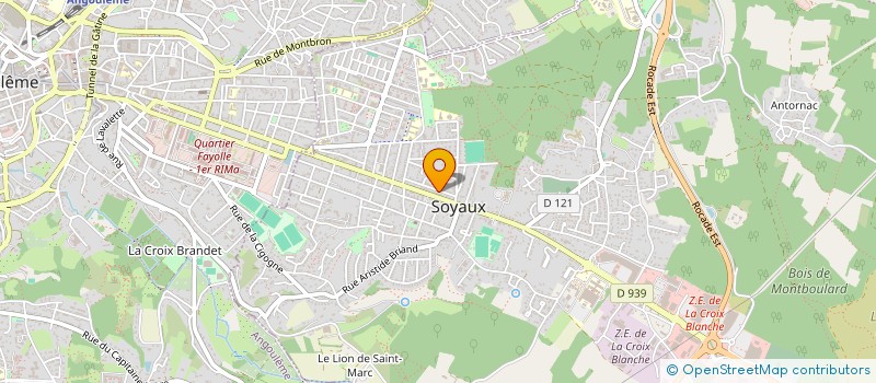 localisation de l'entreprise MADAME CLEMENCE MOUSNIER à SOYAUX