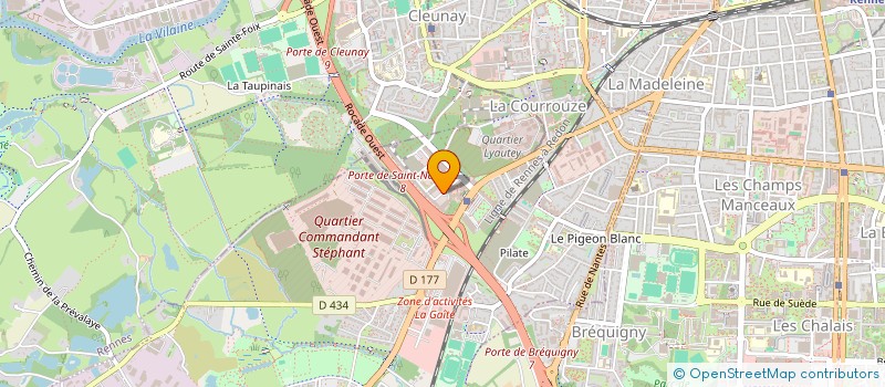 localisation de l'entreprise MADAME CLEMENCE MUNSCH  SAINT-JACQUES-DE-LA-LANDE