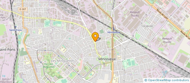 localisation de l'entreprise MADAME CLEMENCE NANTERMET  VENISSIEUX