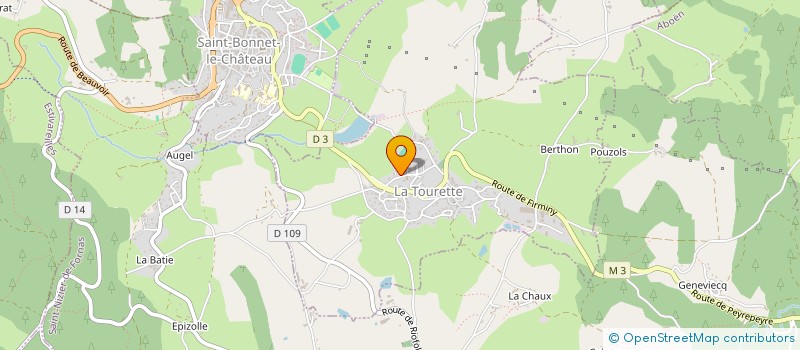 localisation de l'entreprise MADAME CLEMENCE NARO  LA TOURETTE