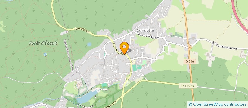 localisation de l'entreprise MADAME CLEMENCE NICOLAS  CONDETTE