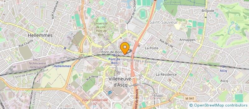 localisation de l'entreprise MADAME CLEMENCE NOREL  VILLENEUVE-D'ASCQ