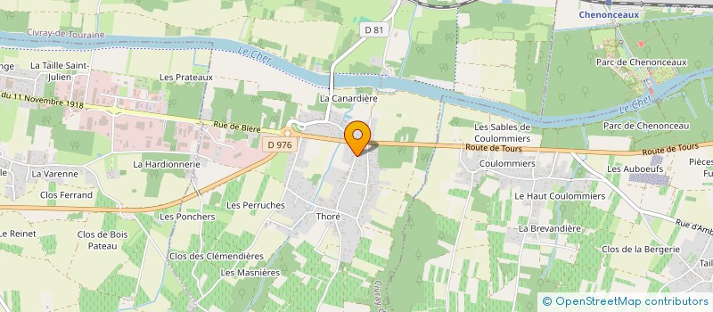 localisation de l'entreprise MADAME CLEMENCE OLLIVIER  CIVRAY-DE-TOURAINE