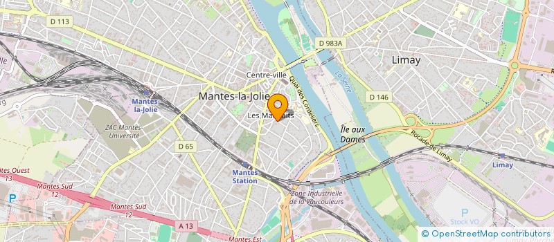 localisation de l'entreprise MADAME CLEMENCE OUALID  MANTES-LA-JOLIE