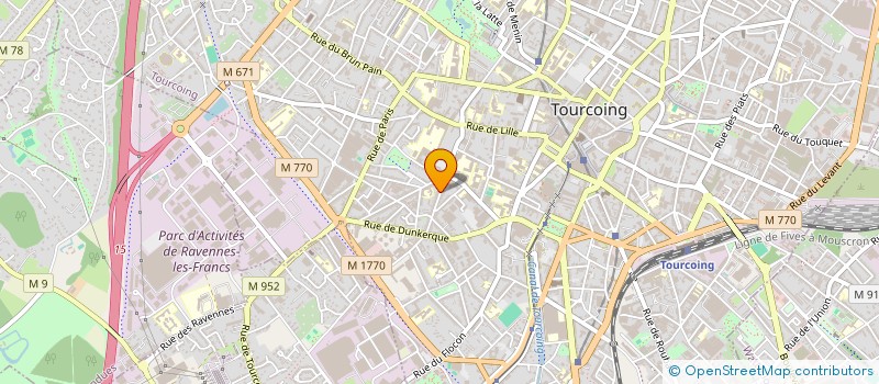 localisation de l'entreprise MADAME CLEMENCE PAEMELAIRE  TOURCOING