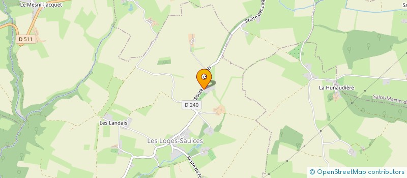 localisation de l'entreprise MADAME CLEMENCE PALLIGEN  LES LOGES-SAULCES