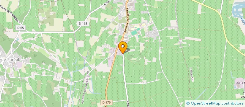 localisation de l'entreprise MADAME CLEMENCE PASCALIN  SAINTE-CECILE-LES-VIGNES