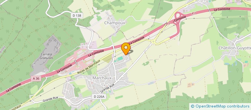 localisation de l'entreprise MADAME CLEMENCE PASTEUR  MARCHAUX-CHAUDEFONTAINE