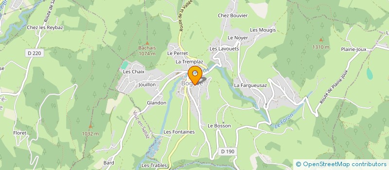 localisation de l'entreprise MADAME CLEMENCE PATIN  BOGEVE
