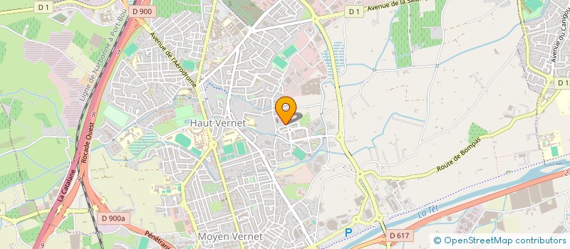 localisation de l'entreprise MADAME CLEMENCE PELLEN  PERPIGNAN