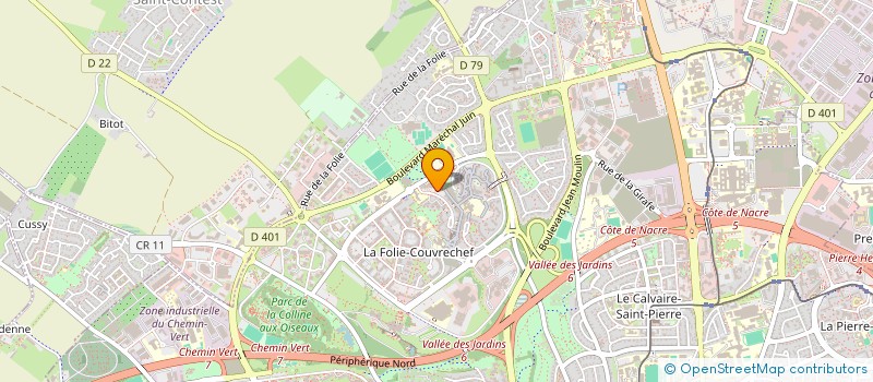 localisation de l'entreprise MADAME CLEMENCE PEPIN  CAEN