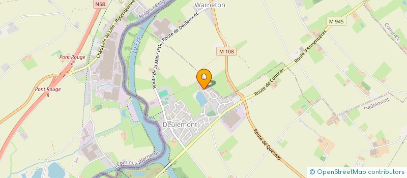 localisation de l'entreprise MADAME CLEMENCE PEREIRA FONSECA  DEULEMONT